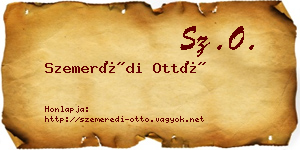 Szemerédi Ottó névjegykártya